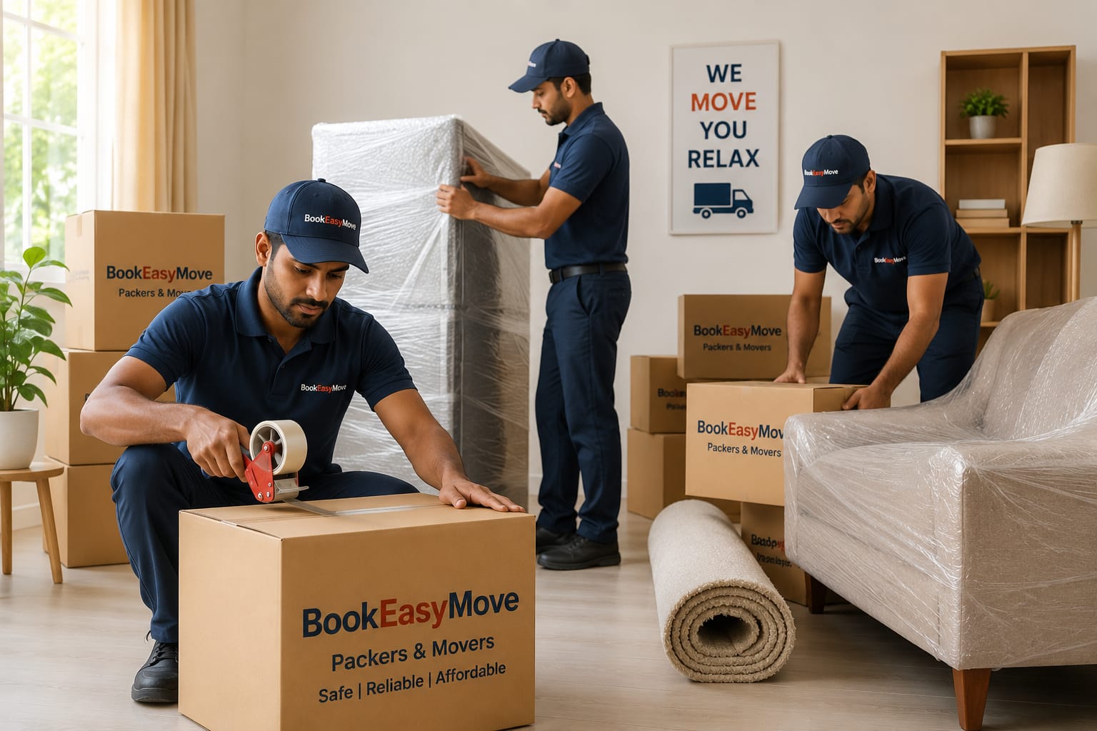 BookEasyMove Packers and Movers in Delhi